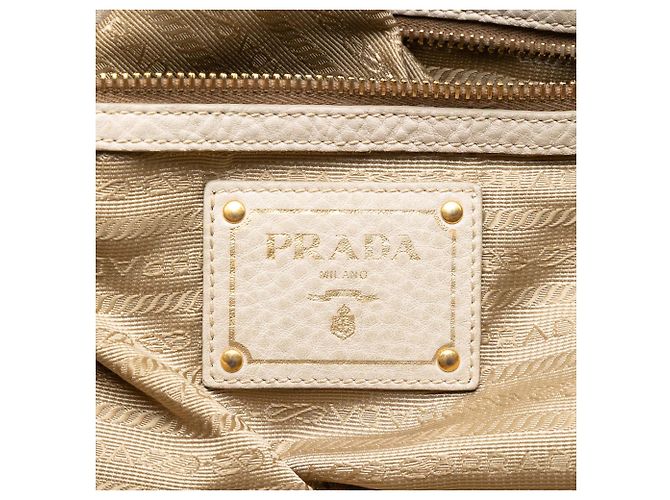 Brauner Prada Canapa Canvas Logo Satchel - Ansicht 5