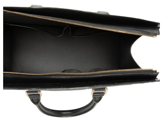 Borsa Louis Vuitton Epi Riviera nera Nero - vista 4