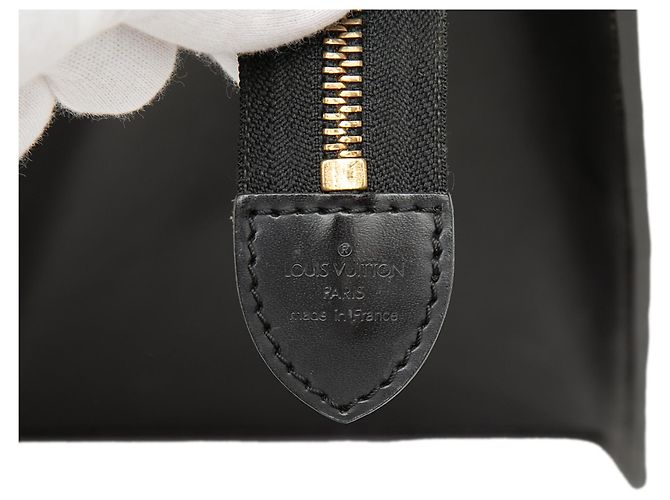 Borsa Louis Vuitton Epi Riviera nera Nero - vista 5