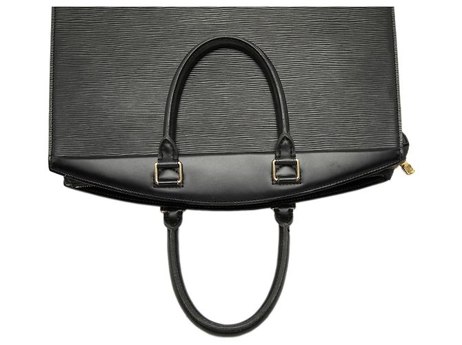 Borsa Louis Vuitton Epi Riviera nera Nero - vista 6