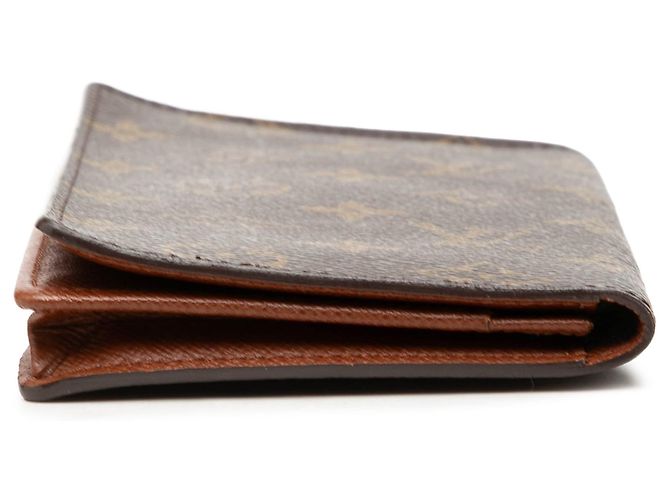 Cartera larga Louis Vuitton Monogram Brazza marrón Castaño - vista 3