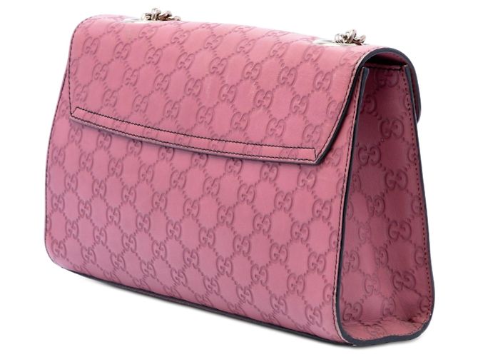 Borsa a tracolla Gucci Emily Medium Guccissima Rosa - vista 2