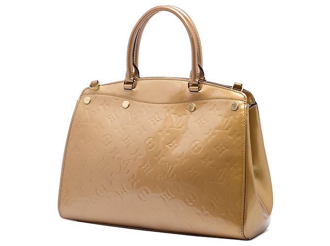 Borsa Louis Vuitton Monogram Vernis Brea MM marrone - vista 2