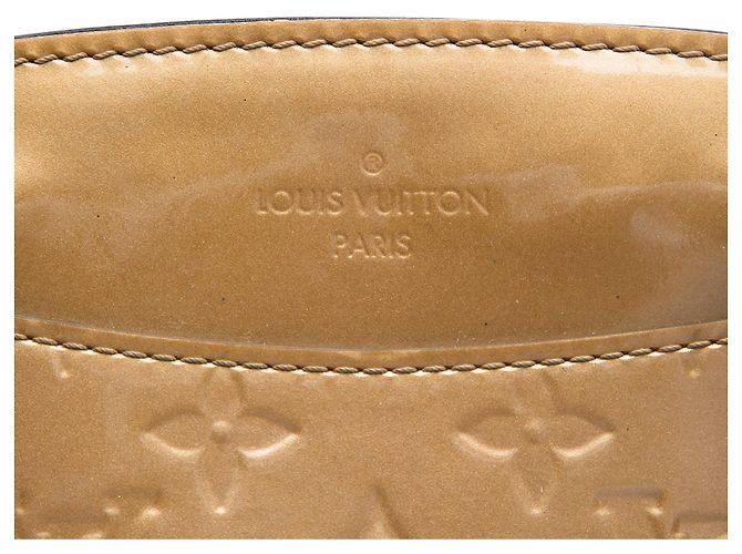 Borsa Louis Vuitton Monogram Vernis Brea MM marrone - vista 5