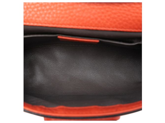 Borsa a tracolla Gucci Small Leather Miss Bamboo Arancione - vista 4