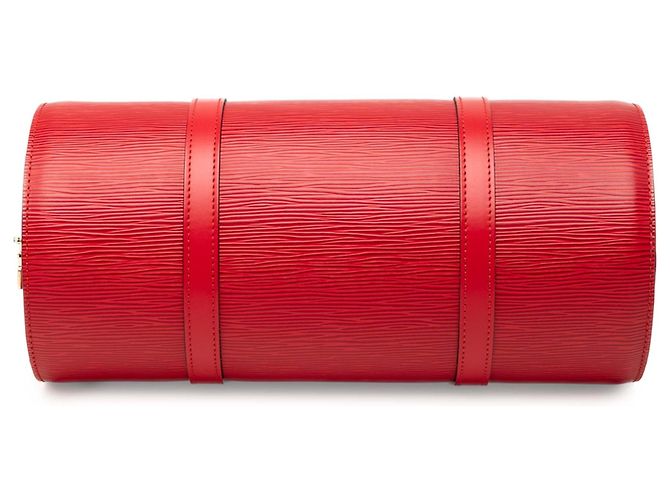 Borsa Louis Vuitton Epi Soufflot rossa Rosso - vista 3