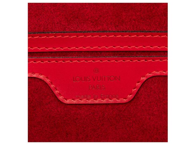 Borsa Louis Vuitton Epi Soufflot rossa Rosso - vista 5