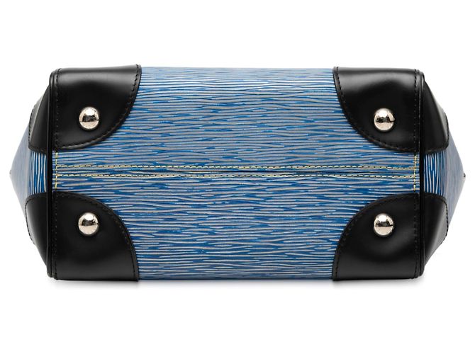 Borsa Louis Vuitton Epi Phenix PM blu - vista 3