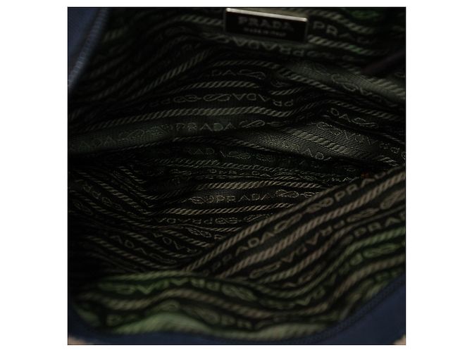 Brauner Prada Cinghiale Trimmed Viscose Flach-Tote - Ansicht 4