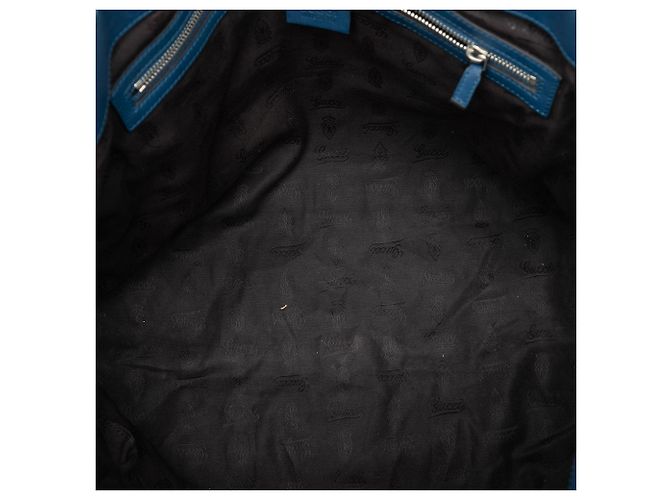 Tote Blue Gucci Guccissima Icon Bit - vista 4