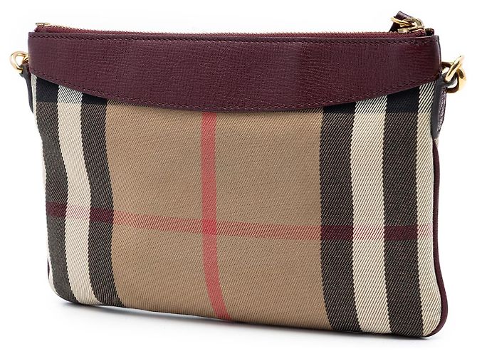 Borsa a tracolla Derby Peyton in tela Mega Check marrone Burberry - vista 2