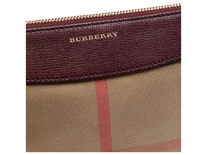 Borsa a tracolla Derby Peyton in tela Mega Check marrone Burberry - vista 5