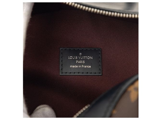Zaino Louis Vuitton Monogram Macassar Josh marrone - vista 5