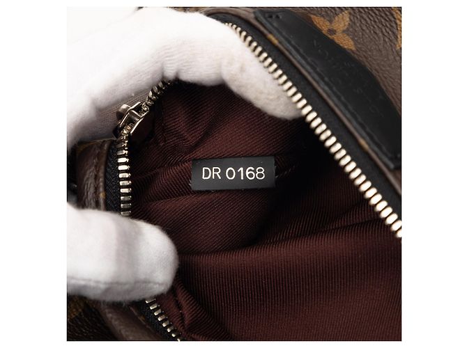 Zaino Louis Vuitton Monogram Macassar Josh marrone - vista 6