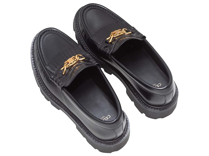 Céline Mocassini Celine Triumph Neri Taglia 38 Nero - vista 3