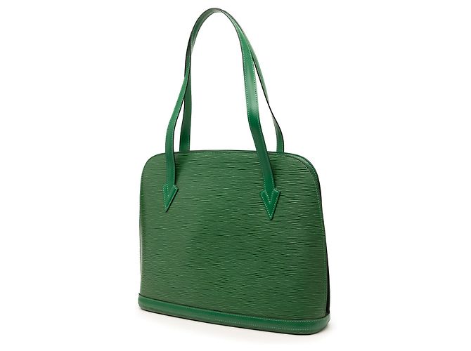 Borsa a tracolla Louis Vuitton Epi Lussac verde - vista 2