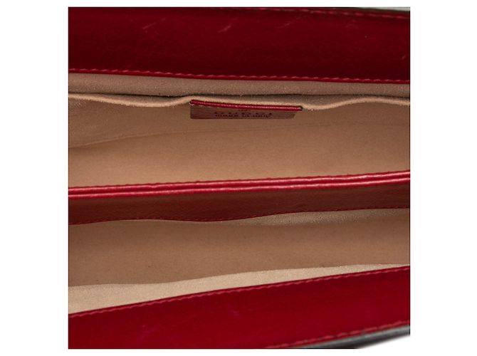 Borsa a tracolla Gucci Small Suede Web Ophidia Chain Blu - vista 4