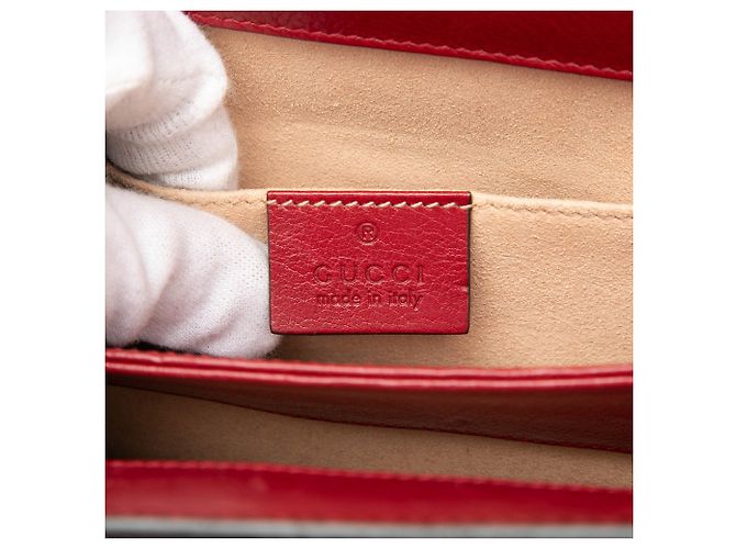 Borsa a tracolla Gucci Small Suede Web Ophidia Chain Blu - vista 5