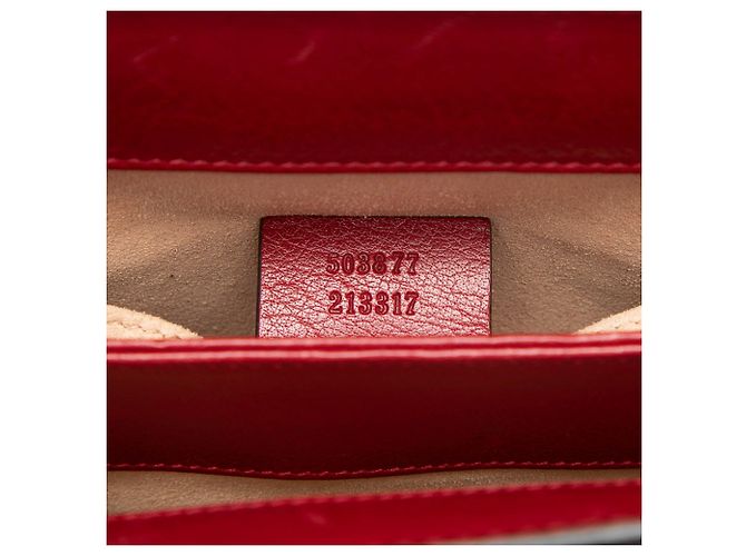Borsa a tracolla Gucci Small Suede Web Ophidia Chain Blu - vista 6