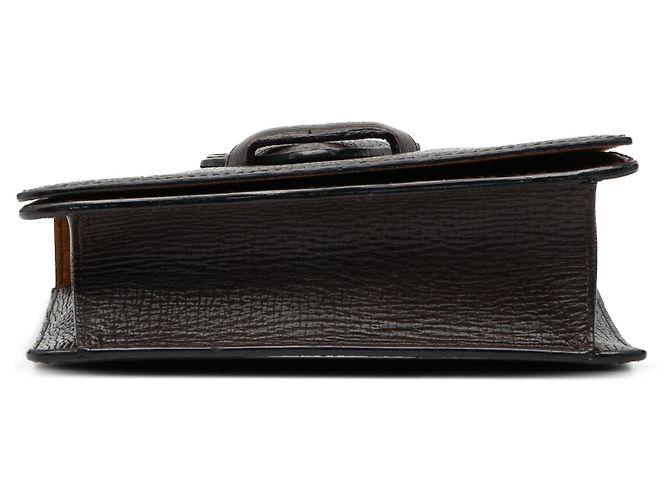 Borsa Satchel Barcelona in pelle testurizzata marrone LOEWE con manico superiore - vista 3