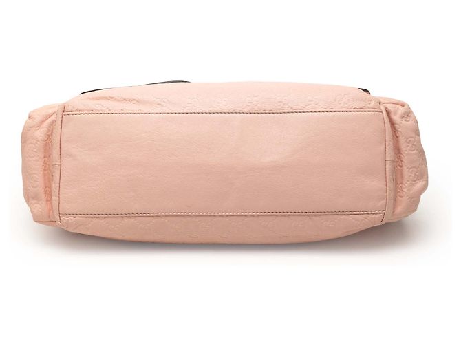 Borsa cambio Gucci Guccissima Web Flap rosa - vista 3