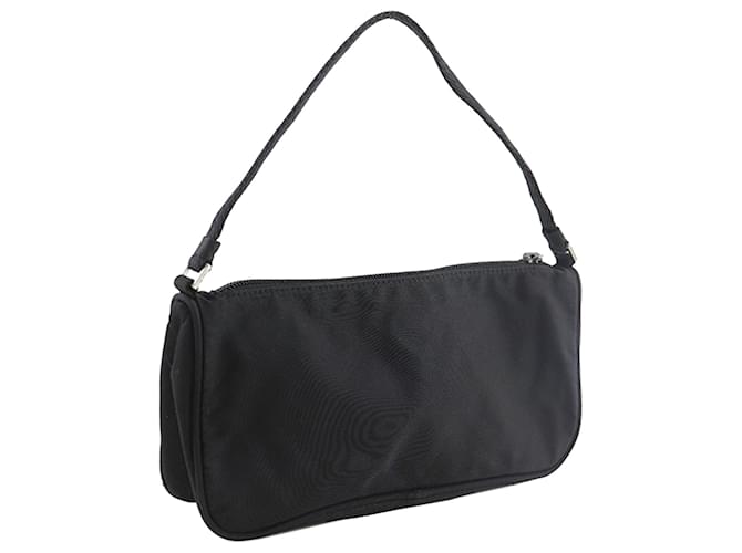 Borsa a tracolla Prada Tessuto nera Nero - vista 3