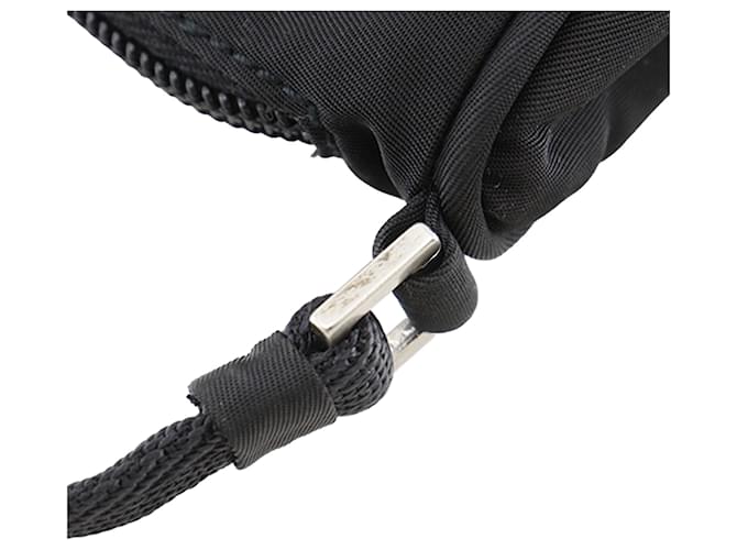 Borsa a tracolla Prada Tessuto nera Nero - vista 7