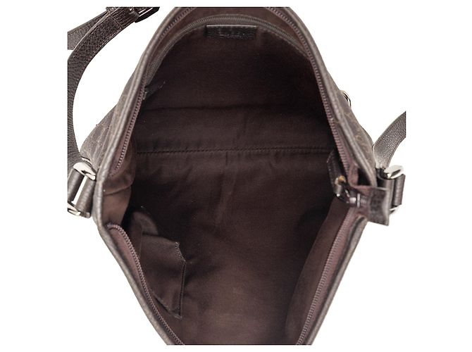 Borsa a tracolla Gucci GG Denim Abbey D Ring marrone - vista 4