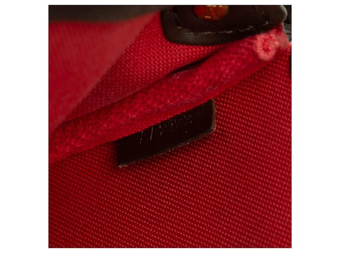 Borsa Eva Damier Ebene marrone Louis Vuitton - vista 6