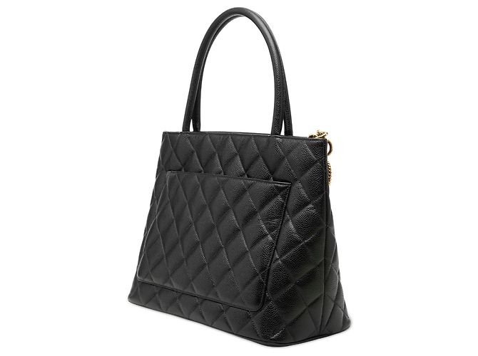 Tote Chanel Caviar Medallion negro - vista 2