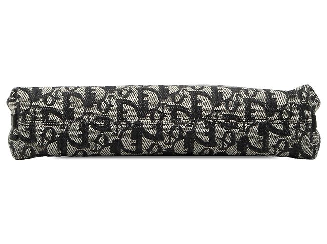 Blaue Dior Diorissimo Trotter Canvas Pochette Schultertasche - Ansicht 3