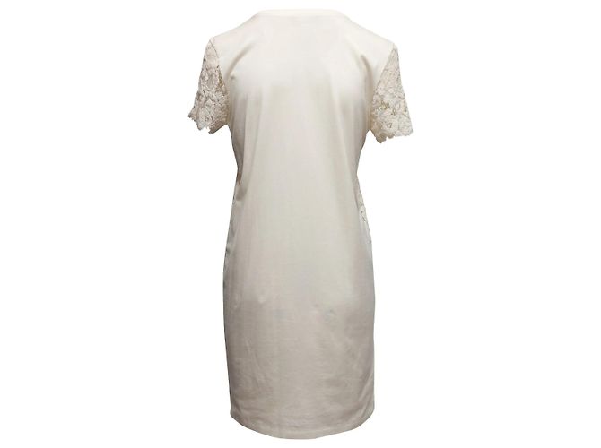 Autre Marque Weißes Spitzenkleid Ralph Lauren Purple Label Größe US M - Ansicht 4