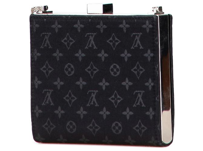 Mini borsa a tracolla Ange in raso Monogram nero Louis Vuitton - vista 2