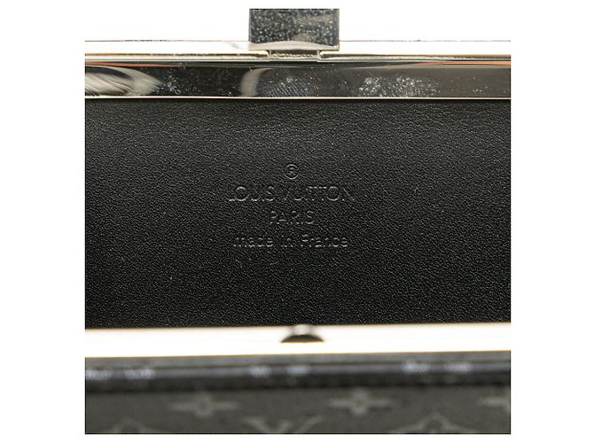 Mini borsa a tracolla Ange in raso Monogram nero Louis Vuitton - vista 5