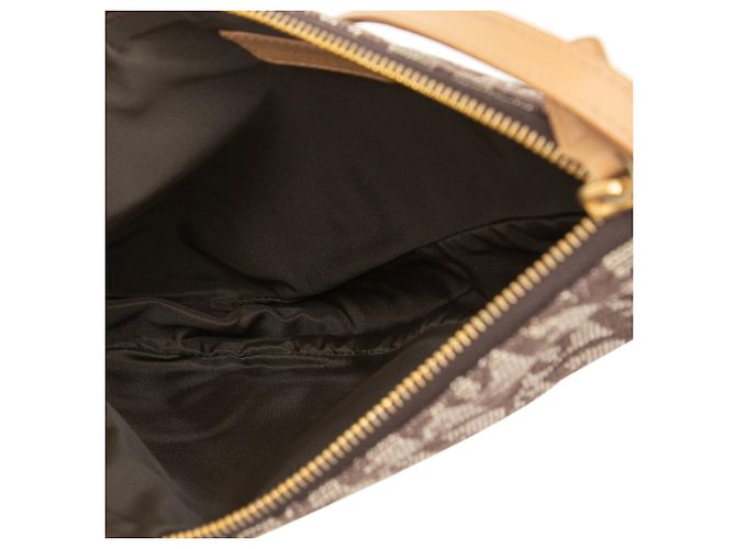 Borsa a tracolla Mini Diorissimo Canvas Saddle marrone Dior - vista 4