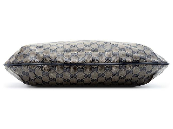Borsa Hobo Blue Gucci GG Crystal Hysteria Crest - vista 3