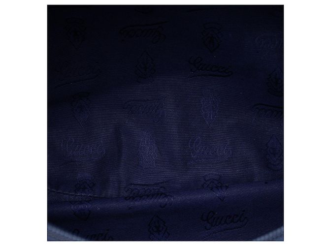 Borsa Hobo Blue Gucci GG Crystal Hysteria Crest - vista 4