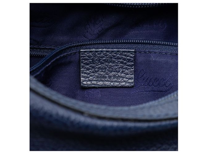 Borsa Hobo Blue Gucci GG Crystal Hysteria Crest - vista 5