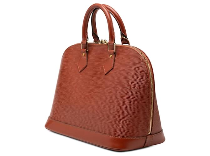 Borsa Louis Vuitton Epi Alma PM Marrone - vista 2