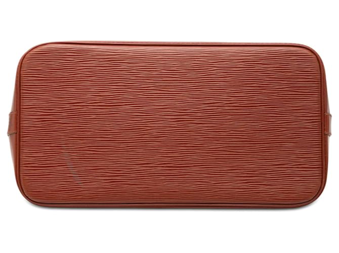 Borsa Louis Vuitton Epi Alma PM Marrone - vista 3