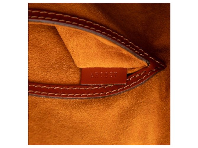 Borsa Louis Vuitton Epi Alma PM Marrone - vista 5