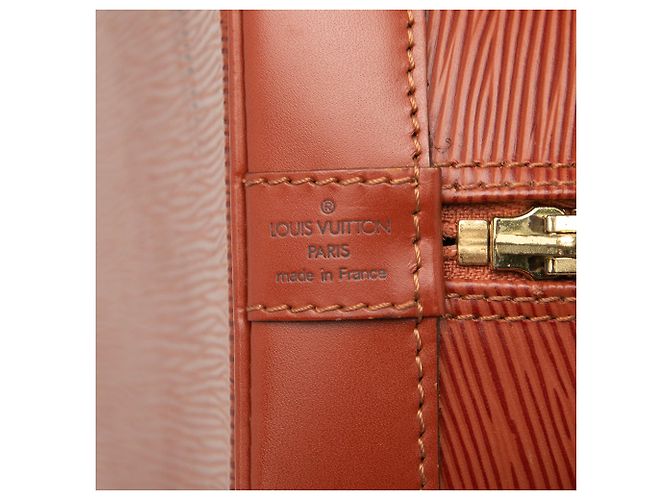Borsa Louis Vuitton Epi Alma PM Marrone - vista 6
