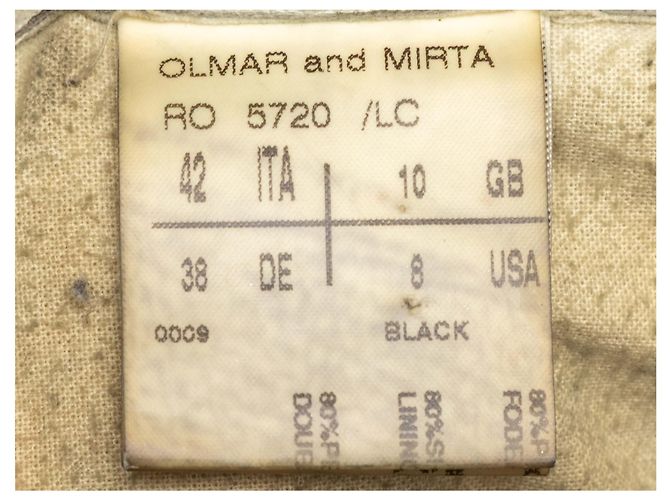 Rick Owens Shearling Jacke Schwarz & Beige Größe IT 42 - Ansicht 5