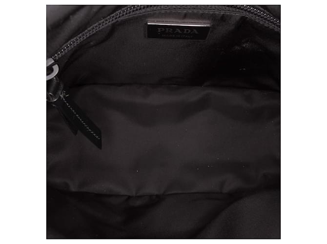Borsa a tracolla Prada Small Re Nylon imbottita nera Nero - vista 4