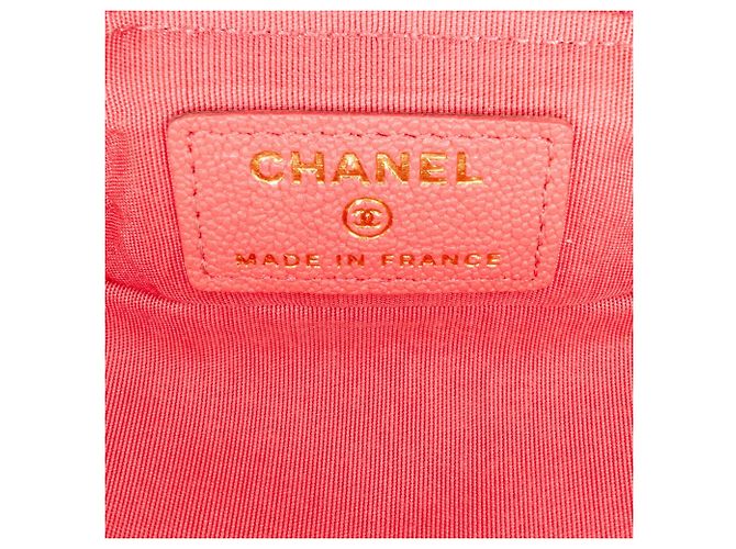 Chanel Micro Caviar Vanity Bag mit Kette in Pink - Ansicht 6