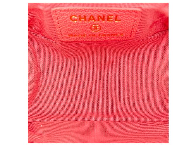 Chanel Micro Caviar Vanity Bag mit Kette in Pink - Ansicht 7