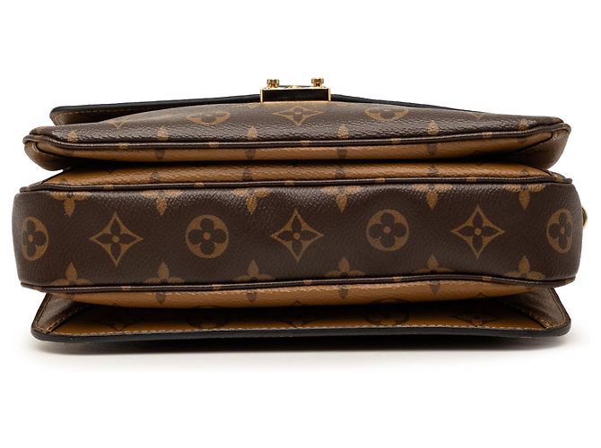 Borsa Louis Vuitton Monogram Reverse Pochette Metis marrone - vista 3