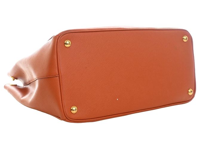 Tote Prada Saffiano Lux Parabole Arancione - vista 8