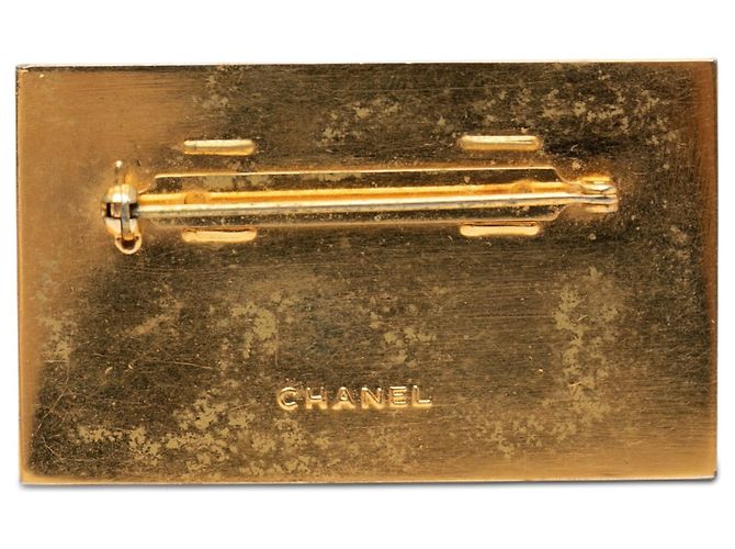 Spilla con Logo Chanel CC Placcata Oro D'oro - vista 2