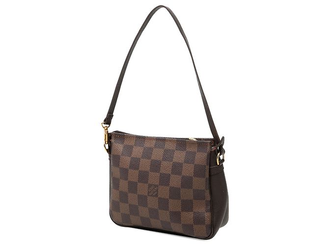 Pochette Trousse Louis Vuitton Damier Ebene Marrone - vista 2
